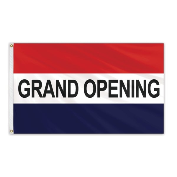 Grand Opening Message Flag 3'x5' Standard Flag